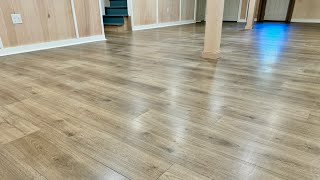 How to Install LVP in A Basement Remodeling Project: DIY LVP Flooring Installation 