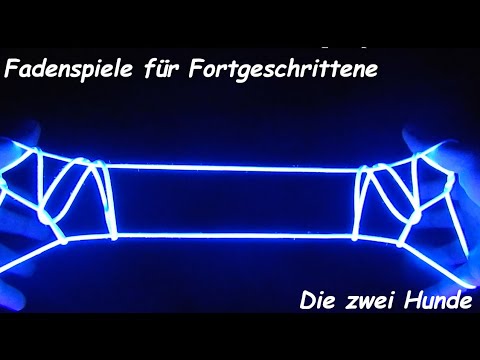 Fadenspielfigur: Die zwei Hunde - Anleitung (Deutsch) - Fadenspiele für Fortgeschrittene