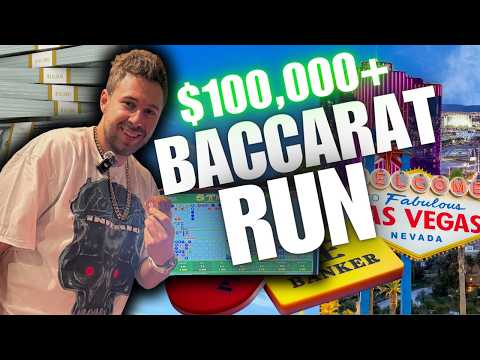 $100,000 Baccarat Run of a LIFETIME! (INSANE)