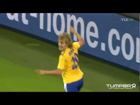 Schalke-HJK, Teemu Pukki 1-1 YLE HD