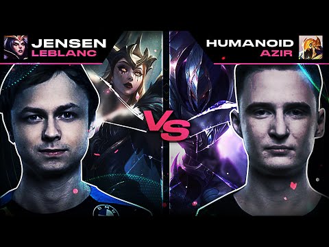 HUMANOID AZIR VS JENSEN LEBLANC - LANE DESTRUCTION - WORLDS 22