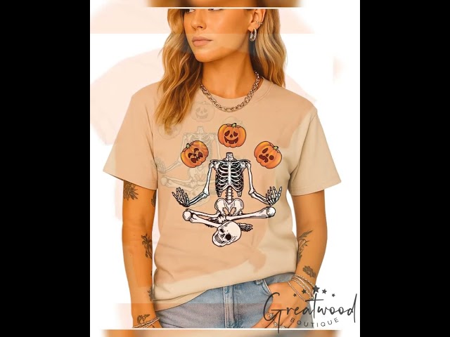 Vídeo relacionado con YOGA Instructor Boo Crew Fantasma Divertido Yogi Halloween Matching Camiseta