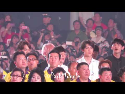 150815 나는 대한민국 애국가 - 엑소 EXO focus (찬열 백현 카이 세훈 첸)
