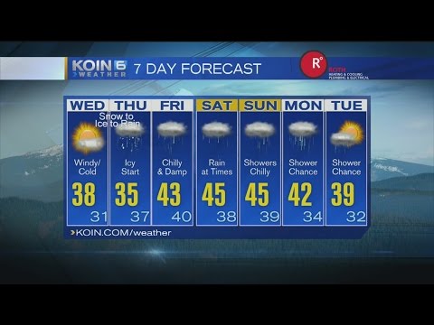 KOIN 6 6pm Weather Forecast with Kristen Van Dyke Tuesday December 6 2016