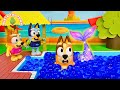 Bluey S Mummy Turned Into A Mermaid Pretend Play With Bluey Toys