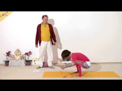 Stellungen auf zwei Händen Krähen Pfau Zyklus - Yoga Asana Lexikon