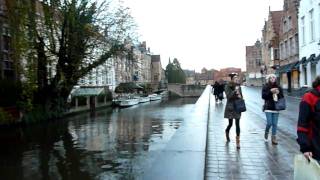 preview picture of video 'Dijver, Bruges'