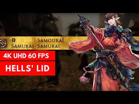 FFXIV STORMBLOOD: Hells' Lid - SAMURAI GAMEPLAY 100 [4K/60FPS]
