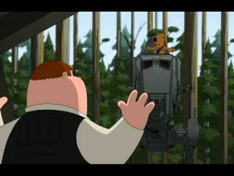Family Guy - Chewbacca Have Fun With AT-ST