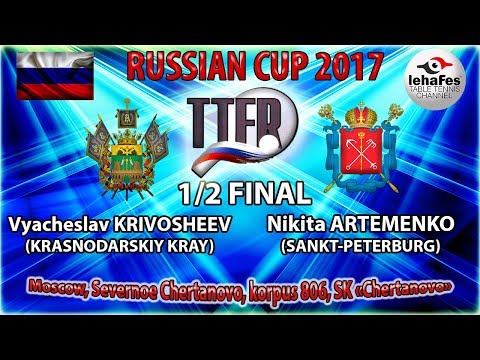 КУБОК РОССИИ-2017 1/2 ФИНАЛ Вячеслав КРИВОШЕЕВ (R:1561) - Никита АРТЕМЕНКО (R:1415)