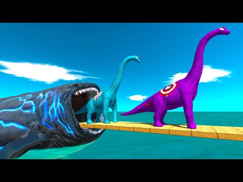 ESCAPE FROM BLOOP'S ATTACK  - Animal Revolt Battle Simulator