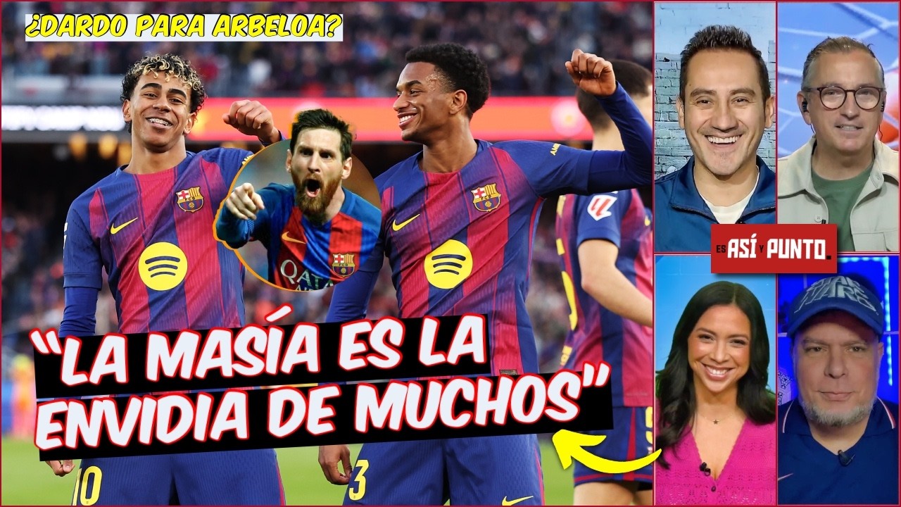 Barcelona ES LA ENVIDIA de MUCHOS por LA MASÍA. Real Madrid NO TIENE buena CANTERA | Es Así y Punto