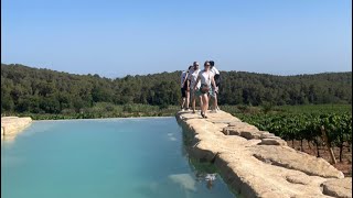 スペイン旅行🇪🇸 | バルセロナでの週末の様子をちらり, 映画に出てくるようなワイナリーでのランチ🌿