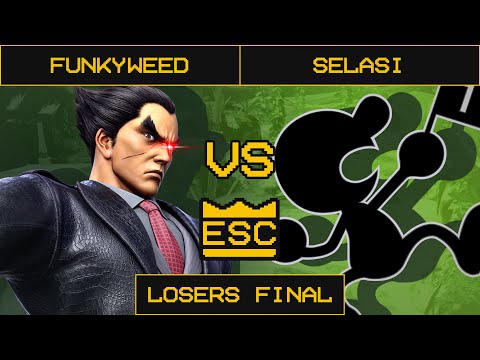ESC 31 Smash Ultimate Losers Final - Funkyweed (Kazuya) Vs. Selasi (Mr. Game & Watch)