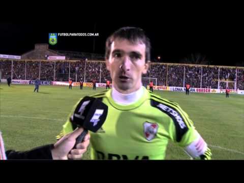 Barovero: "Buen punto". Olimpo 1 - River 1. Fecha 15. Primera División 2015. FPT.
