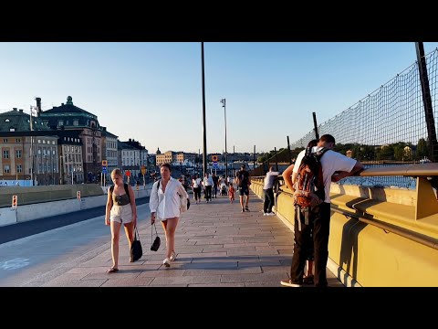Sweden, Stockholm Walk: Evening Walk from Götgatan to Slussen