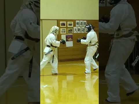 前蹴りフェイントからのスイッチをし右前拳 #日本拳法 #nipponkempo #格闘技 #スポーツ #テクニック #sports