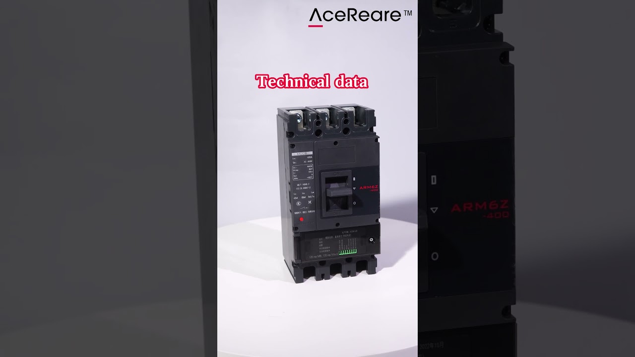 ARM6Z-400-3300 MCCB Intelligent type Poles：3P Icu: 65kA  Rated Current: 200A 250A 315A 350A 400A