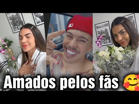 BIEL E TAYS REIS recebem FLORES dos FÃS 🥰 Um gesto delicado pra dizer " ESTAMOS COM VOCÊS SEMPRE " 🥹