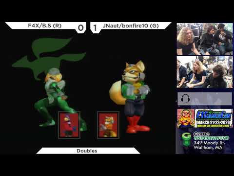 Mass Madness 29 SSBM - bonfire10/JNaut (Green) vs. B.S/F4X (Red) - Melee Doubles RR