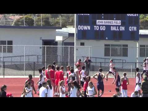 JVB 400m vs Marina & NH 4-3-14 - Los Alamitos Boys