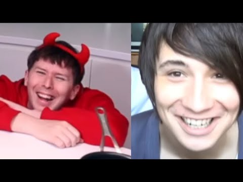 Dan and Phil flustered moments