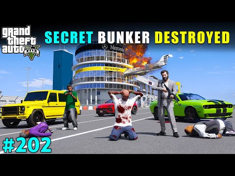MICHAEL DESTROYED MAFIA'S SECRET BUNKER | GTA V GAMEPLAY #202 | TECHNO GAMERZ GTA 5