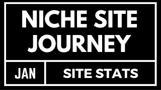 Niche Website Case Study: January 2016 Website Statistics - Episode 1