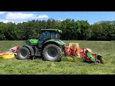 Deutz 6120 TTV beim ersten Schnitt!