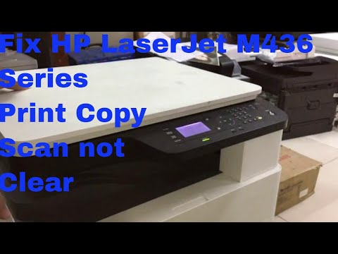 Hewlett Packard (HP) HP LaserJet MFP M443nda AIO All-in-One Spausdintuvas - A3 Mono lazerinis, Spausdinti/Kopijuoti/Nuskaityti, Automatinis dokumentų tiektuvas, Auto-Duplex, LAN, 25psl/min, 2000-5000 puslapių per mėn. video