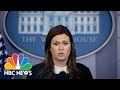 Sanders Says FBI 'Ambushed' Flynn, Brands Cohen 'A Liar' | NBC News
