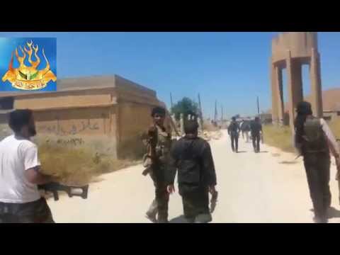 سلسلة عمليات استهداف تنظيم داعش على جبهة صوران في ريف حلب من قبل لواء خط النار