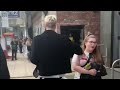 Machine Gun Kelly Touches Fan's Shoulder As He Walks By