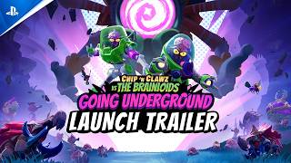 Chip ’n Clawz vs. The Brainioids – Going Underground DLC (PS5) – Official Launch Trailer Breakdown Trailer