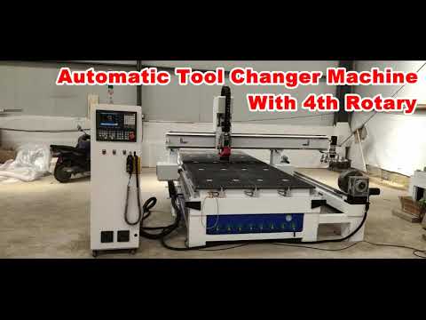 5x10 CNC Wood Machining Center with 4th Rotary Axis on Sale