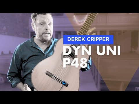 Derek Gripper live sound with DYN UNI P48 contact microphone