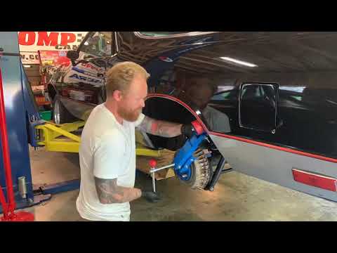1979 El Camino SS - rolling rear fenders (cheap roller breaks!) and Qa1 Rear coilover install