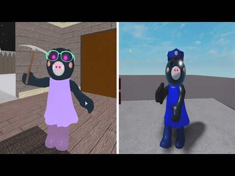 NEW ROBLOX PIGGY MIMI NORMAL vs  PIGGY MIMI REDESIGN JUMPSCARE