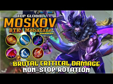 Moskov Best Build 2020 | Gameplay by Top 1 Global Moskov - MobaZane | Mobile Legends