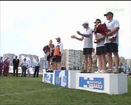 Compound men's team podium | Antalya 2006 Archery World Cup stage 2