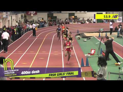 Girls 400m Freshman Section 6 - New Balance Indoor Nationals 2012