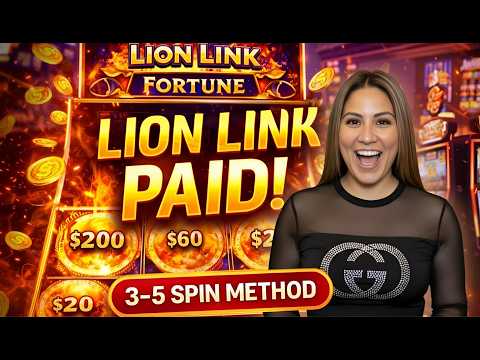 $100 on Lion Link… Then This Happened! (3–5 Spin Method)