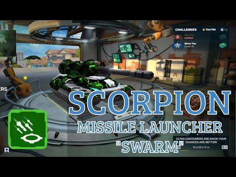 SCORPION - MISSILE LAUNCHER "SWARM" AUGMENT MONTAGE | Tanki Online