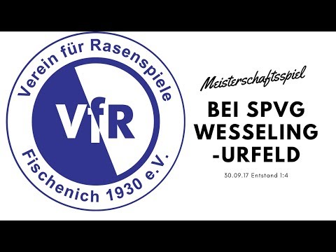 Spvg Wesseling-Urfeld D3 vs. VfR Fischenich D am 30.09.17 Endstand 1:4