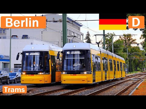 🇩🇪 BERLIN TRAMS | Straßenbahn Berlin 2020【4K】