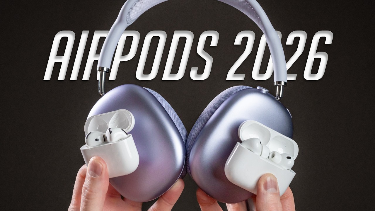 Какие наушники Apple AirPods выбрать в 2026? AirPods 4, 4 ANC, Pro 3 или Max 2? Полный гайд!