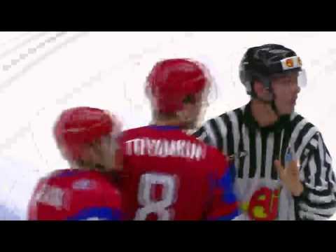 JVM 2014 - slutsingnalen, Sverige vs Ryssland Fight