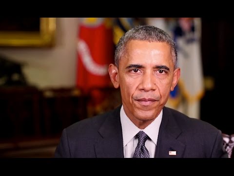 Barack Obama speaks on a podcast set, discussing Donald Trump's fixation on him and its impact on presidential focus.  Image 