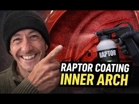 Saving a Fire Damaged Porsche 944-Raptor Coating the Inner Arch-Episode 7