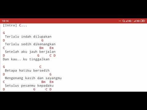 Noah - Andaikan kau datang kembali ( Kord gitar, kunci gitar)